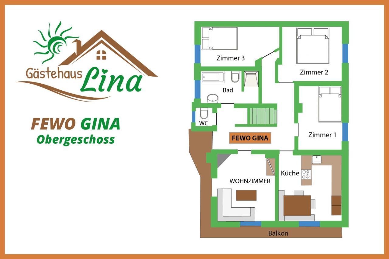 Gaestehaus Lina Apartment เทียร์ซี ภายนอก รูปภาพ